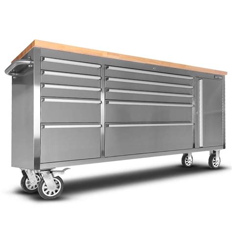 workbench tool box stainless steel with 3in lift|trinity pro 72 workbench.